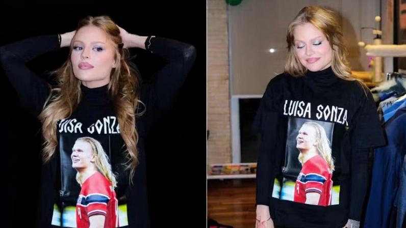 Luísa Sonza reage aos memes com Haaland e diverte fãs antes de Brasil x Noruega