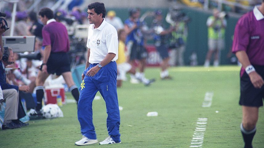 Carlos Alberto Parreira, em 1994, nos Estados Unidos: calmo e educado (Marcos Rosa/VEJA)