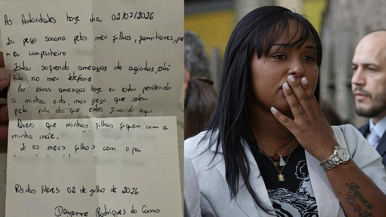 Leia carta deixada por ex-mulher do goleiro Bruno antes de desaparecer