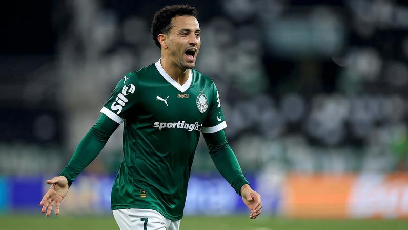 Foto colorida de Felipe Anderson, do Palmeiras - Metrópoles