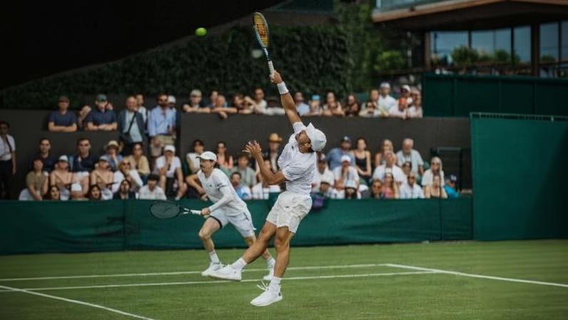 Fernando Romboli e John Patrick Smith na primeira rodada de Wimbledon em 2026