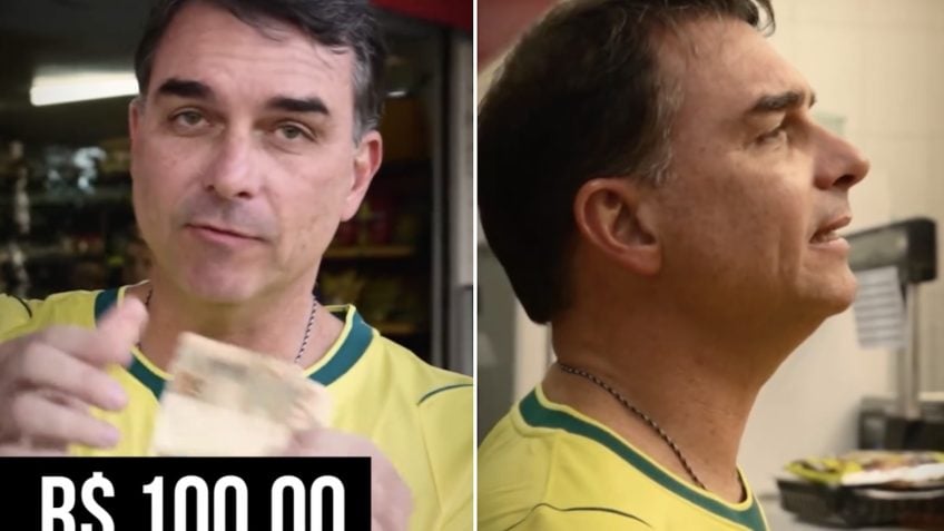 “Vamos ver se a sua inflação está maior ou menor que a minha”, disse Flávio ao pedir que seus seguidores realizassem o desafio