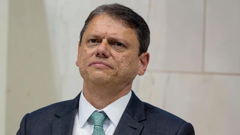 Tarcísio: governador é preferido por homens, mais velhos e evangélicos — Foto: Agência Alesp
