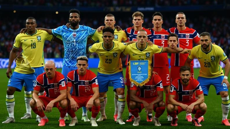 Brasil enfrenta a Noruega pelas oitavas de final da Copa do Mundo de 2026. — Foto: Reuters