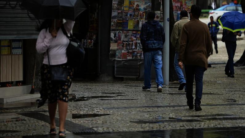 Passagem de frente fria faz cair a temperatura no Rio de Janeiro