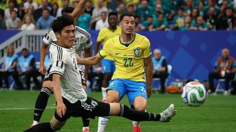 Gabriel Martinelli faz gol da vitória contra o Japão na Copa do Mundo