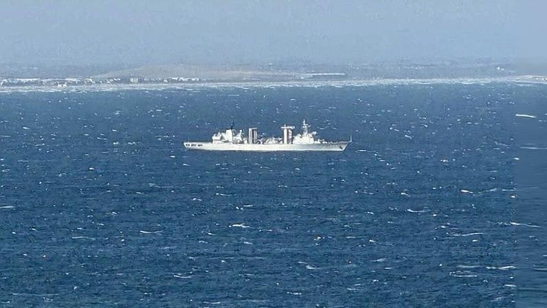 Navio militar da Rússia. 09/01/2026