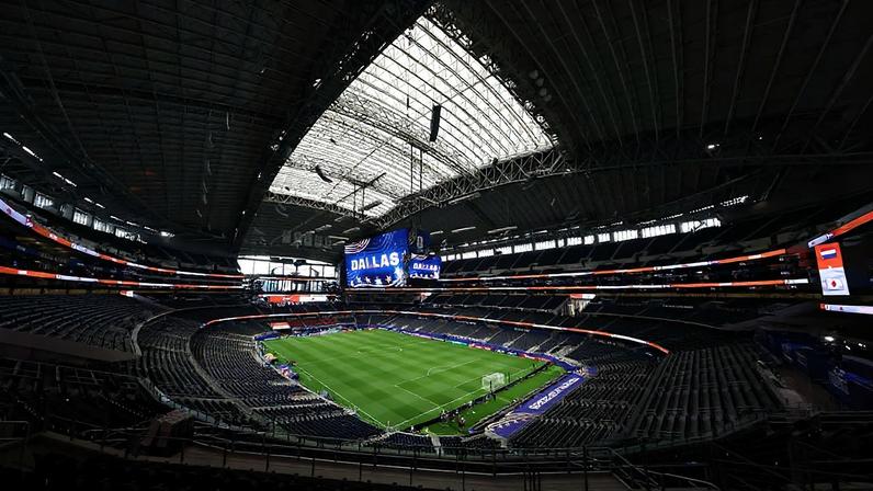 Estádio AT&T, em Dallas, nos Estados Unidos — Foto: Getty Images