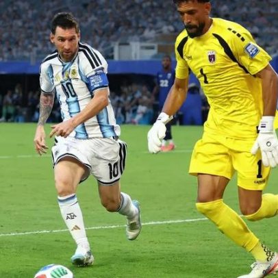 Messi encara duelo de números contra goleiro cabo-verdiano Vozinha
