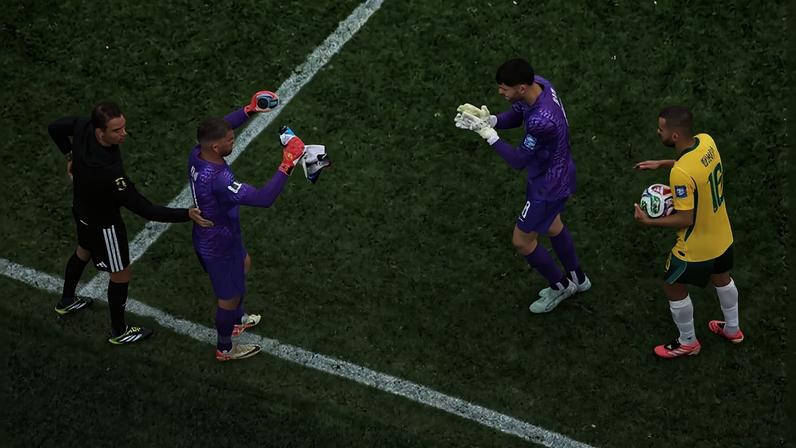 Mathew Ryan entra em campo no lugar de Patrick Beach