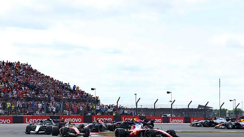Largada do GP da Grã-Bretanha