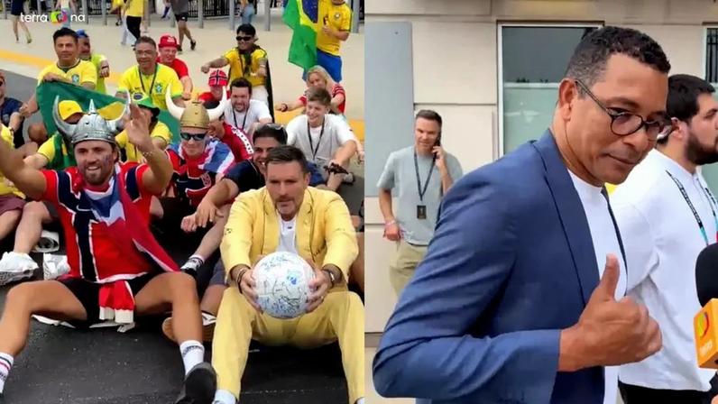 Pré-jogo do Brasil tem duelo Créu vs Viking e elogio a Bruno Guimarães
