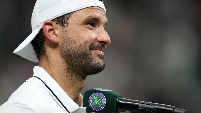 Grigor Dimitrov na segunda rodada de Wimbledon em 2026