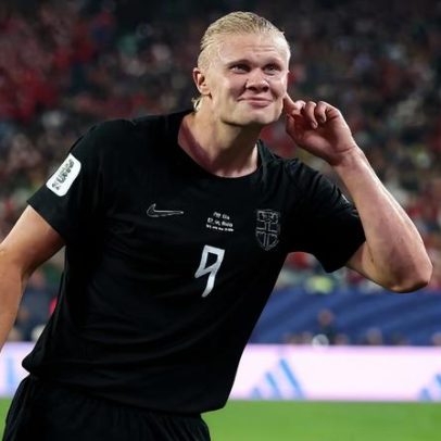 Haaland, 60 gols em 53 jogos, arma principal da Noruega contra o Brasil