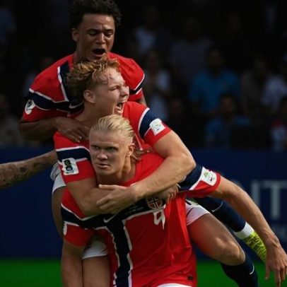 Haaland faz 19 gols em 10 jogos pela Noruega; ataque brasileiro, 16
