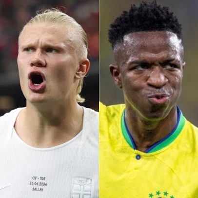 Jogo da Copa pode tirar Haaland ou Vini da briga pela Bola de Ouro, diz jornal