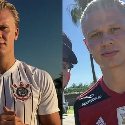 Haaland já vestiu camisas do Flamengo e do Corinthians, rivais do Brasil