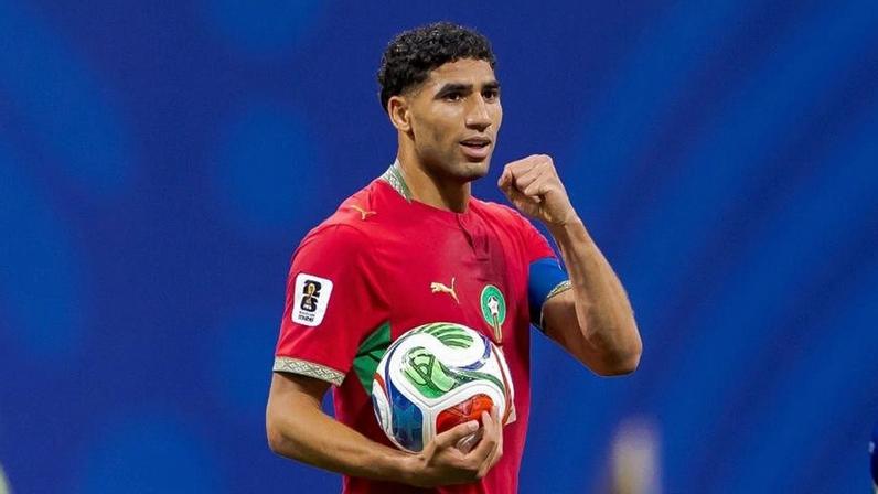 Hakimi, acusado de estupro, comemora gol de Marrocos sobre o Haiti em duelo da Copa do Mundo