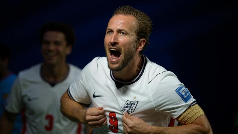 Harry Kane em partida da Inglaterra na Copa do Mndo