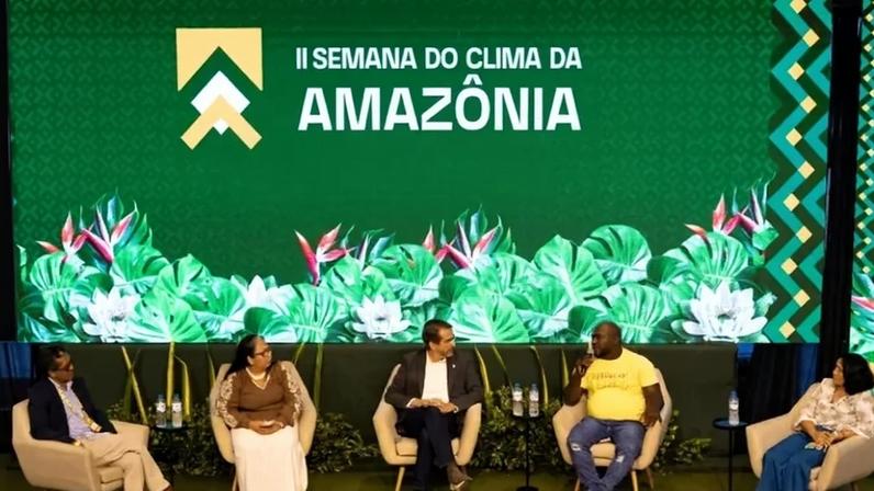Painel debateu estratégias para o fim do desmatamento durante a II Semana do Clima da Amazônia, em Belém (PA) (Márcio Nagano)
