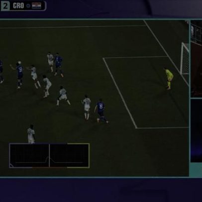 Fifa mantém anulação de gol da Croácia por toque no cabelo de jogador