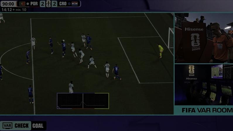 Fifa endossa anulação de gol da Croácia por toque em cabelo de jogador
