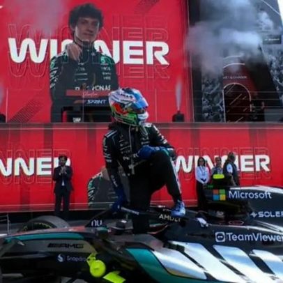 Antonelli vence sprint race após duelo com Hamilton