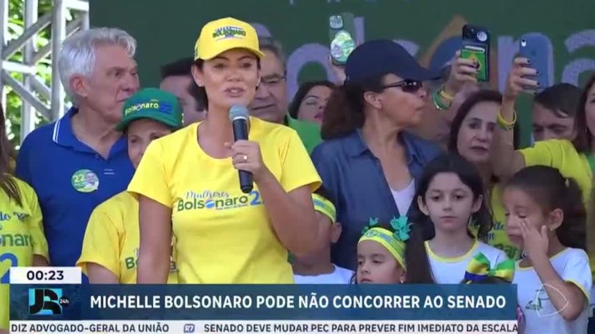 Michelle Bolsonaro pode desistir de disputar o Senado pelo Distrito Federal