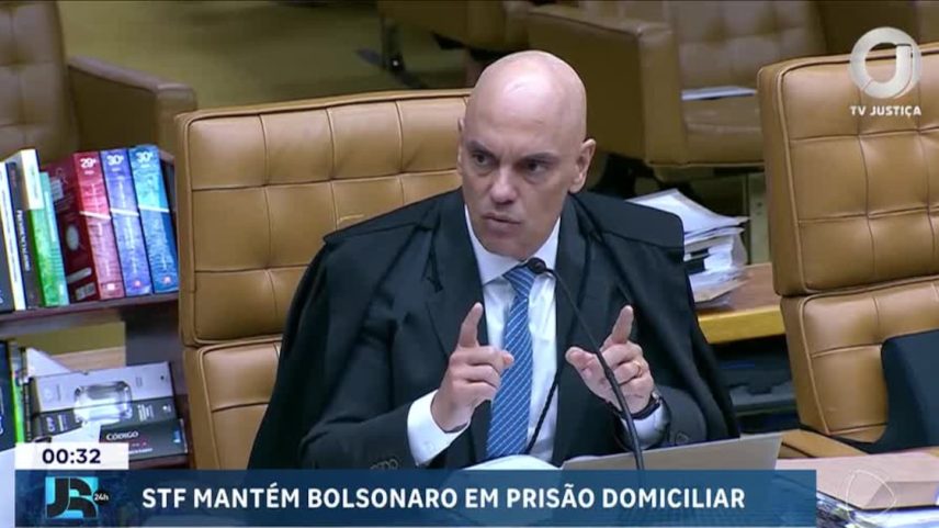 Moraes mantém prisão domiciliar humanitária de Bolsonaro