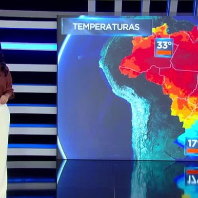 Domingo tem sol em grande parte do país; chuva no litoral Sudeste e Nordeste