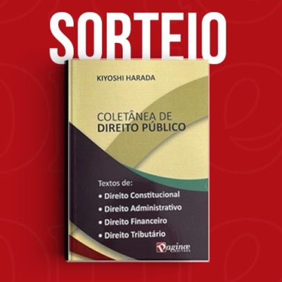 Sorteio da obra Coletânea de Direito Público é realizado