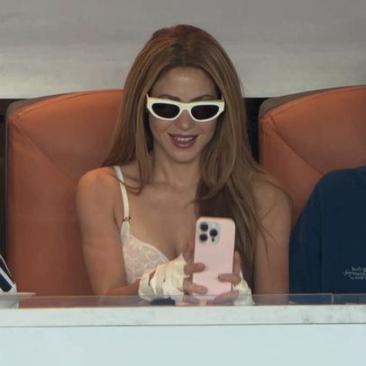 Shakira e Beckham acompanham Argentina x Cabo Verde em vídeo