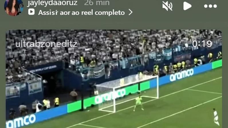 Jayley da Cruz diz estar orgulhosa após eliminação de Cabo Verde — Foto: Reprodução