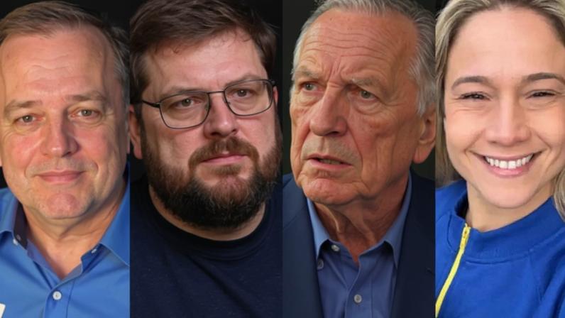 Everaldo Marques (Globo), Casimiro Miguel (CazéTV), Galvão Bueno (SBT / N Sports) e Fernanda Gentil (CazéTV): tem cobertura de Copa para agradar a gregos e troianos