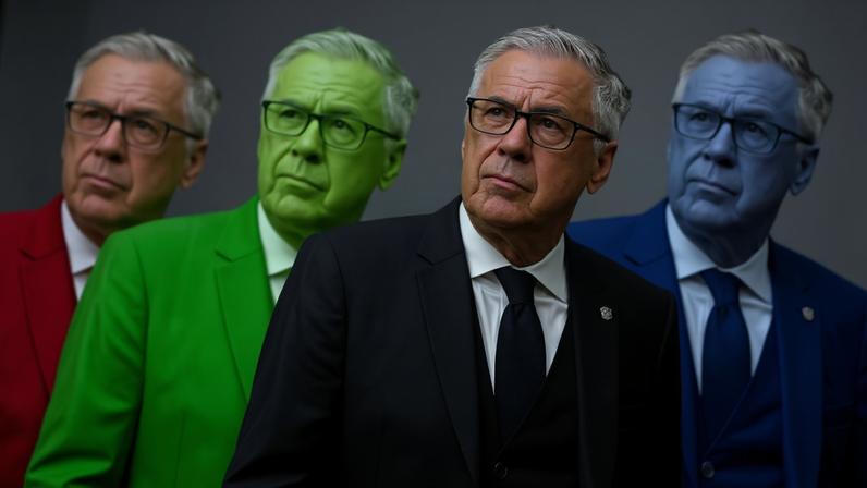 Carlo Ancelloti, treinador da seleção brasileira e autor de um livro sobre liderança — Foto: Getty Images