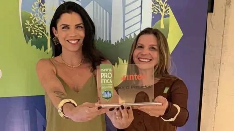 Andréia Winkler e Mirna Oliveira, lideranças de Compliance do Inter.
