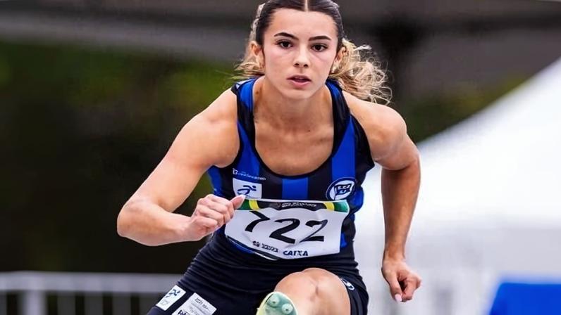 Kyara Prado Belfort foi ouro e fez índice para o Mundial Sub-20 nos 400 m com barreiras