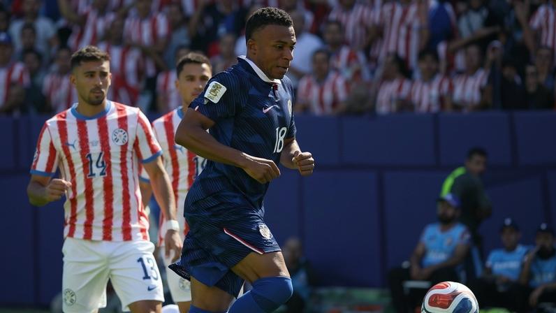França, de Mbappé, sofreu para vencer por 1 a 0 do Paraguai