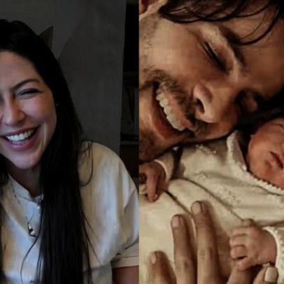 Laís Caldas relata parto de filha com Gustavo Marsengo