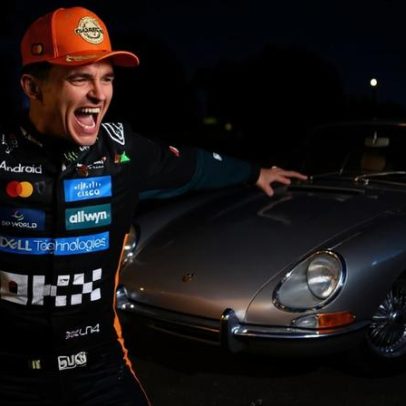Lando Norris chega ao GP Inglaterra com carro dos anos 60 avaliado em R$600 mil