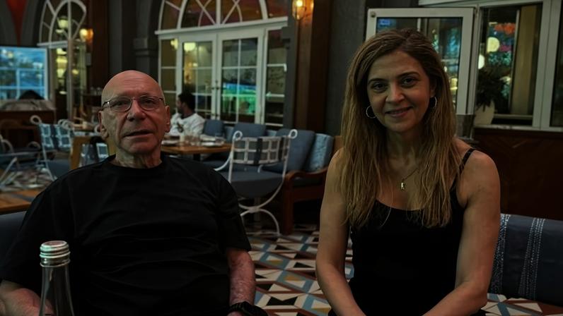 José Roberto Lamacchia e Leila Pereira