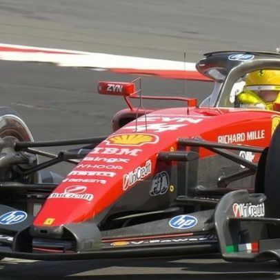 Hamilton lidera único treino livre em Silverstone