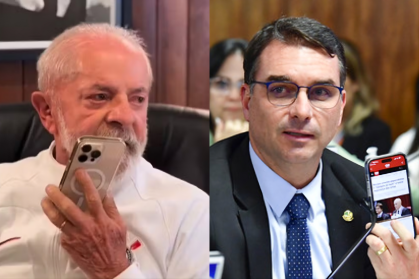 Lula mantém a maior base de seguidores entre os presidenciáveis, enquanto Flávio lidera a capacidade de mobilizar as redes sociais