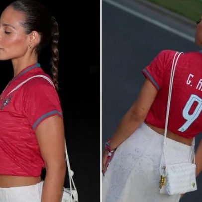 Noiva jornalista rouba cena no dia de destaque de Gonçalo Ramos na Copa