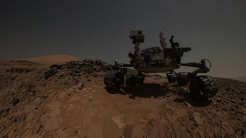 Rover Perseverance em Marte.