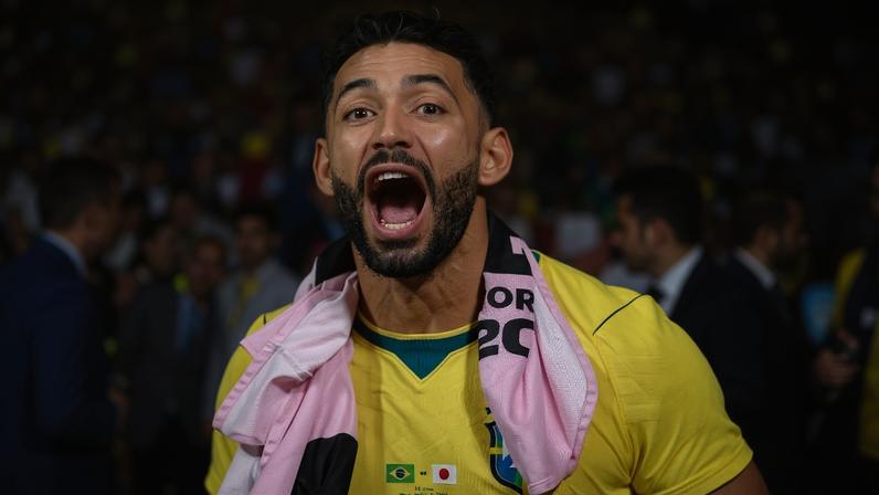 Matheus Cunha, atacante da seleção brasileira, após vitória contra o Japão na Copa