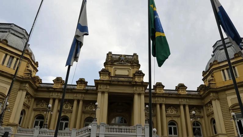 O Palácio Guanabara, em Laranjeiras, sede do Governo do Estado do Rio de Janeiro.