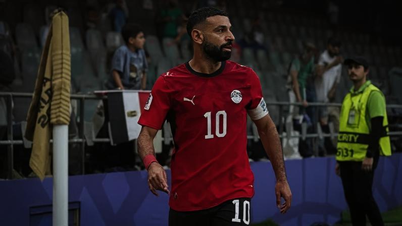 Mohamed Salah, atacante do Egito, em ação na Copa do Mundo