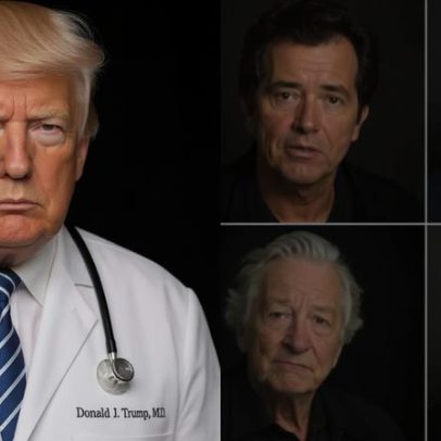 Trump posta vídeo com IA em que aparece curando opositores famosos