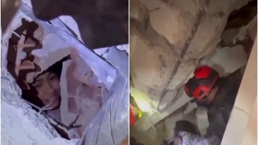 Reprodução de imagens de vídeo mostram o momento do resgate